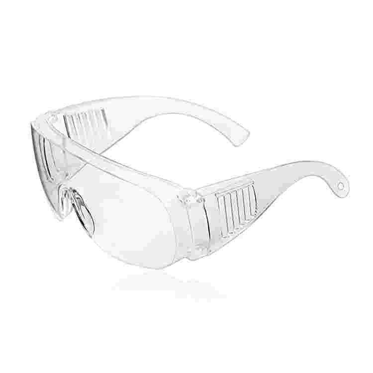 PC Clear Veiligheidsbril Bescherming Eyewear Lab Anti Fog Werkbril Anti-Dust Shock Transparant Googly Eyes Protector