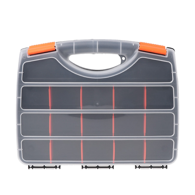 Draagbare Utility Plastic Gereedschapskist Set met Lade en Organizers Inclusief Verwijderbare Organizer Tool Case Opbergdoos